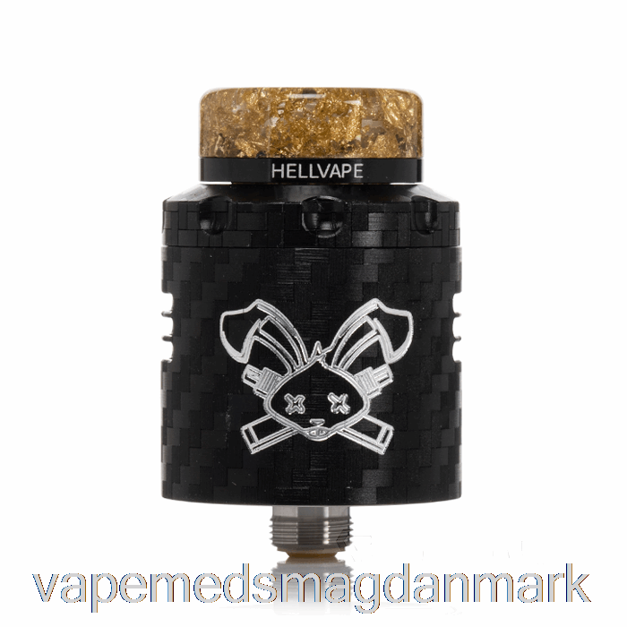 Vape Væske Hellvape Dead Rabbit V3 24mm Rda Sort Kulfiber